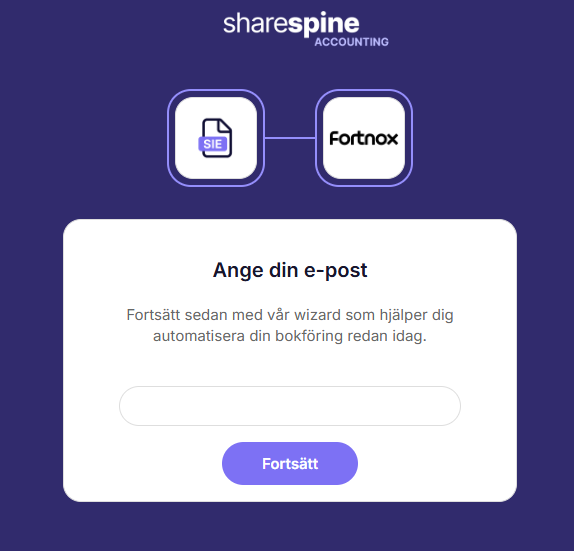 2025-03-13 15_52_11-Sharespine Fortnox SIE PRO App